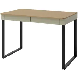 SCHREIBTISCH Lico für Jugendzimmer, mit 2 Schubalden, Eukalyptus