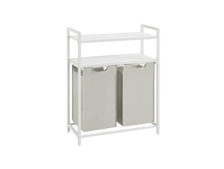 Hansiro Wäschekorb Doha, Weiß, Metall, 33x92x73 cm, Haushalt & Reinigung, Wäschepflege, Wäschekörbe & Tonnen