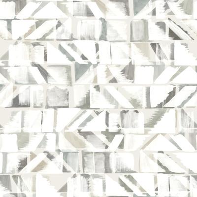York Wallcoverings Neutral Refraction Peel and Stick Wallpaper