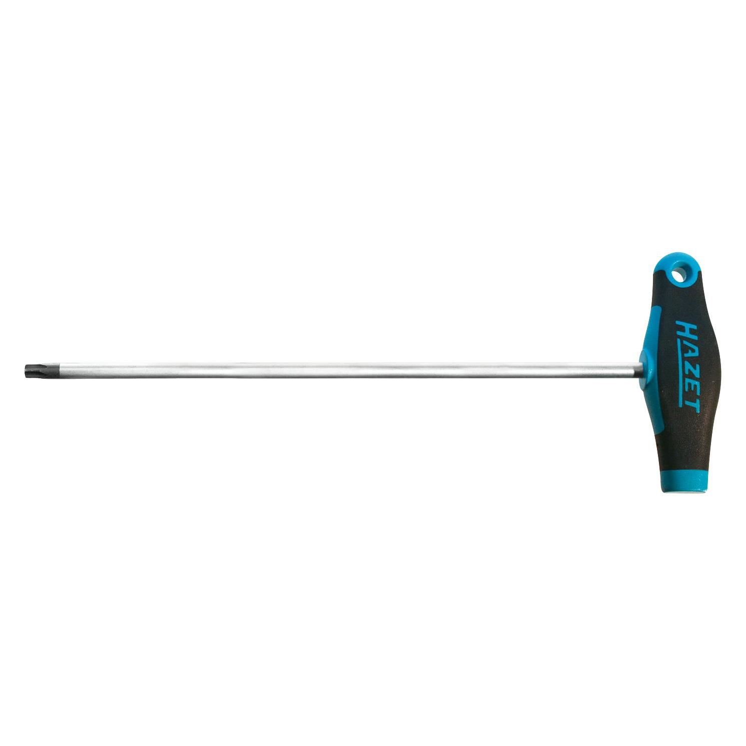 Hazet Schraubendreher mit T-Griff 828LG-T20 Innen TORX Profil T20 (TX) (828LG-T20)