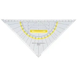 AR 1555/4 - Geodreieck, Hypotenuse-Länge 250 mm, mit Griff