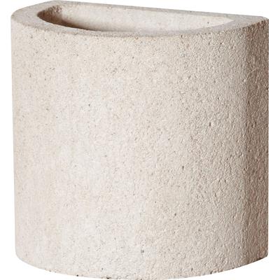 Schornsteinverlängerung BUSCHBECK, weiß, T:33cm, Beton, Schornsteine