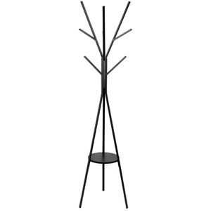 Maul Maul Garderobenständer  avalon, schwarz, mit 9 Haken, aus Metall, 180 x 46,5cm