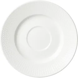 Kaffeeuntertasse SAPHIR (BHT 15,50x2x15,50 cm) - weiß - BHT 15,50x2x15,50 cm