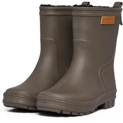 hummel Thermo Gummistiefel gefüttert Kinder 0554 - major brown 34