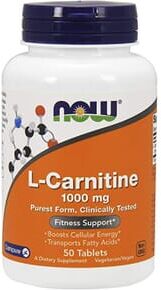 Now Foods L-CARNITINE 1000 50 Tabs