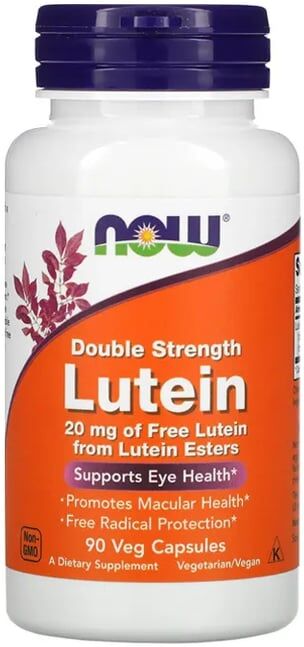 Now Foods Double Strength Lutein 20 mg 90 VCaps