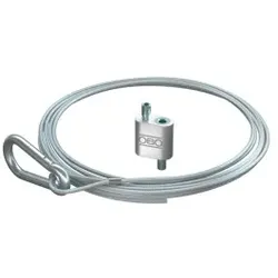 OBO 1450832 Tragseil mit Karabiner 3x3000mm, St, G