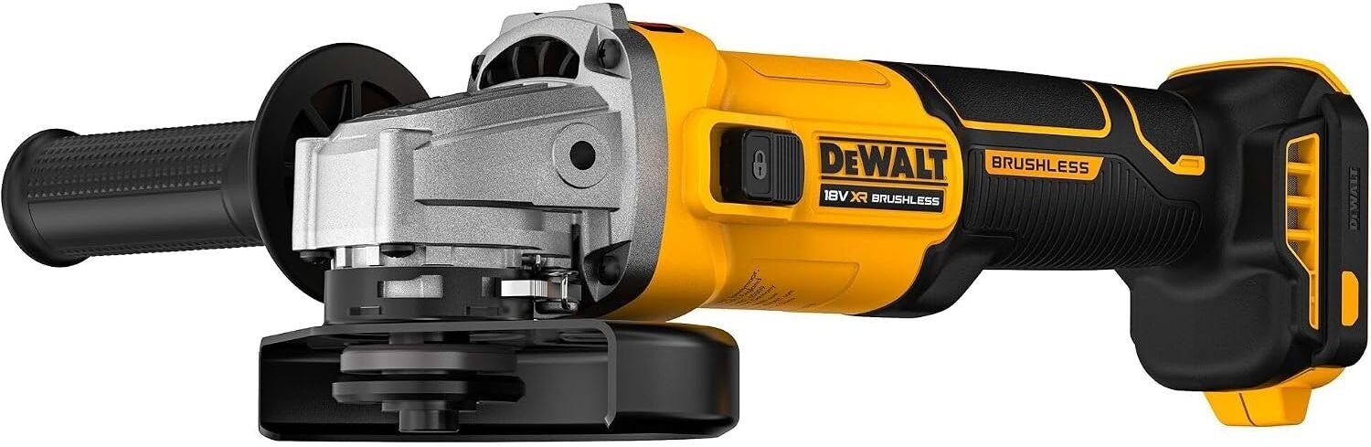 DEWALT 18V XR Brushless 125mm Angle Grinder - Tool Only, DCG407N-XJ