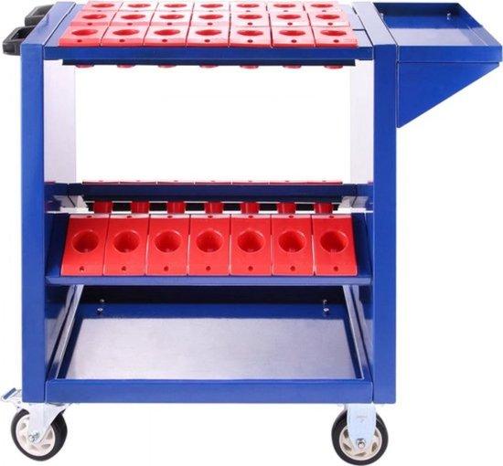 Famanu Werkzeugwagen mit mehreren Fächern - Blau