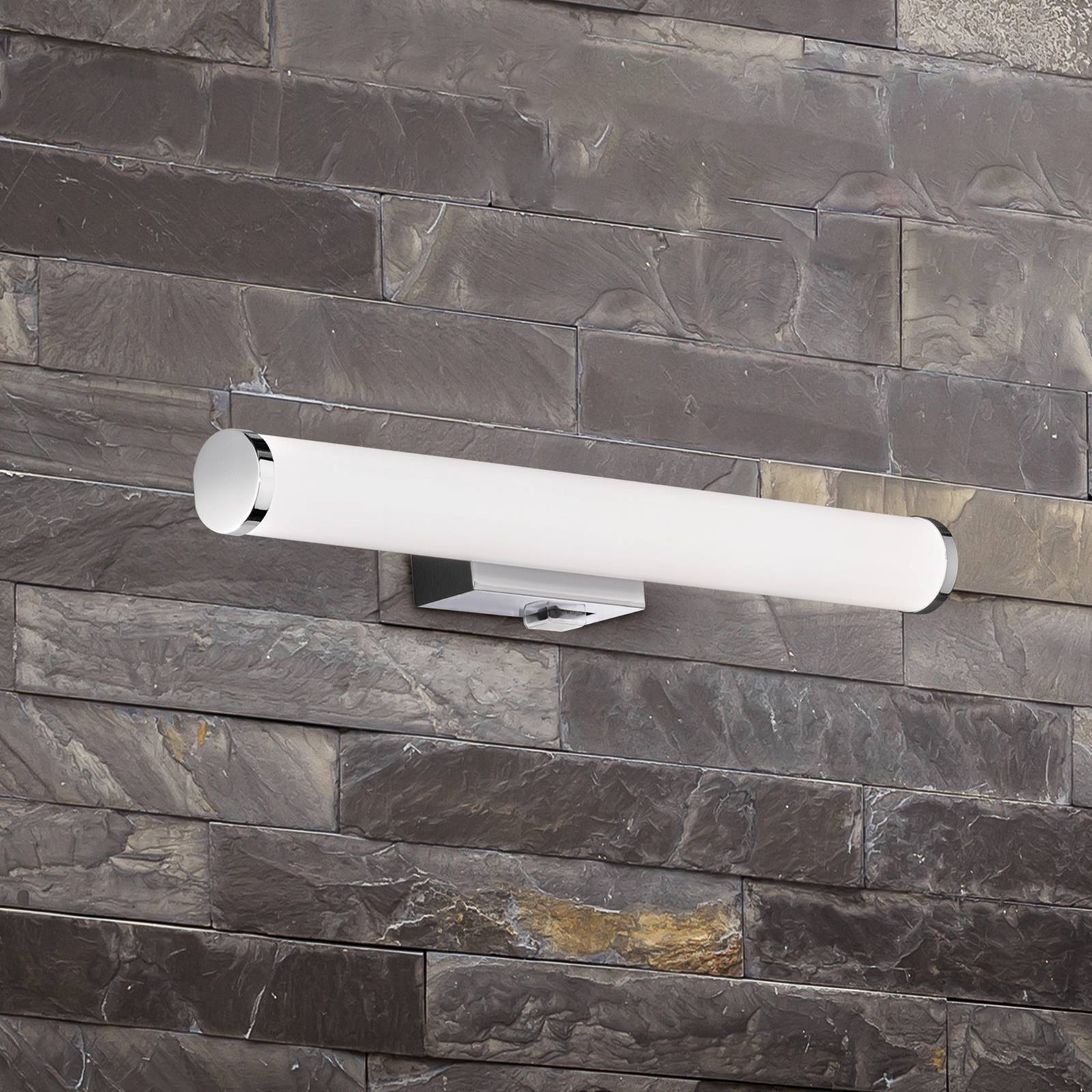 Trio Lighting Væglampe Mattimo, Krom/sølv, Badeværelse, Plast, Moderne