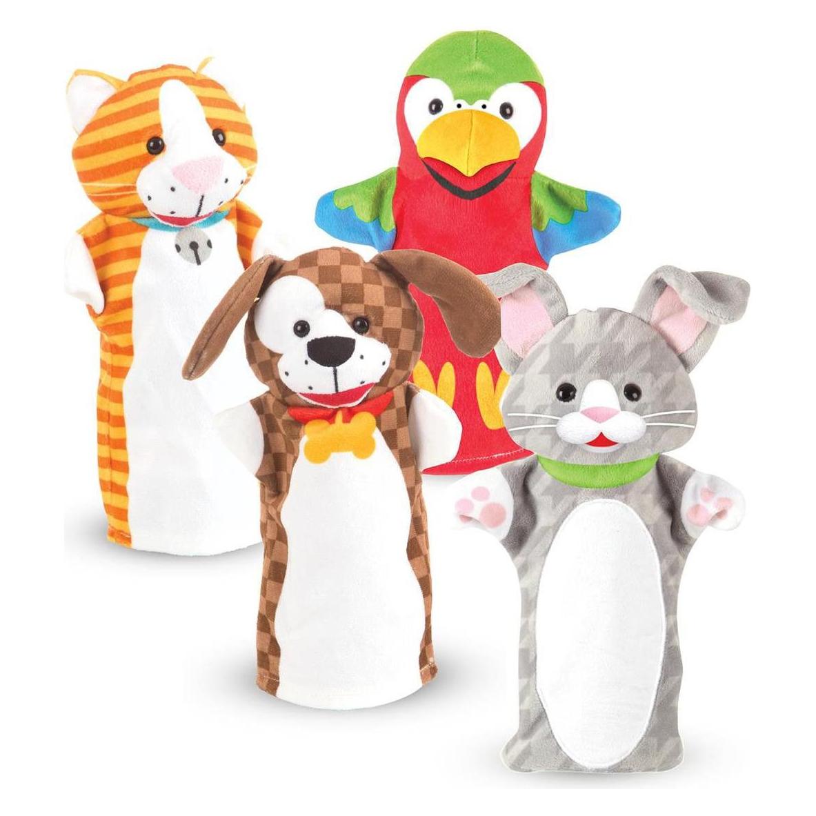 Melissa & Doug Playful Pets Hand Puppets (6074553)