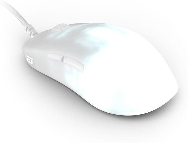 EndGame Gear OP1 RGB Gaming Maus - White Frost