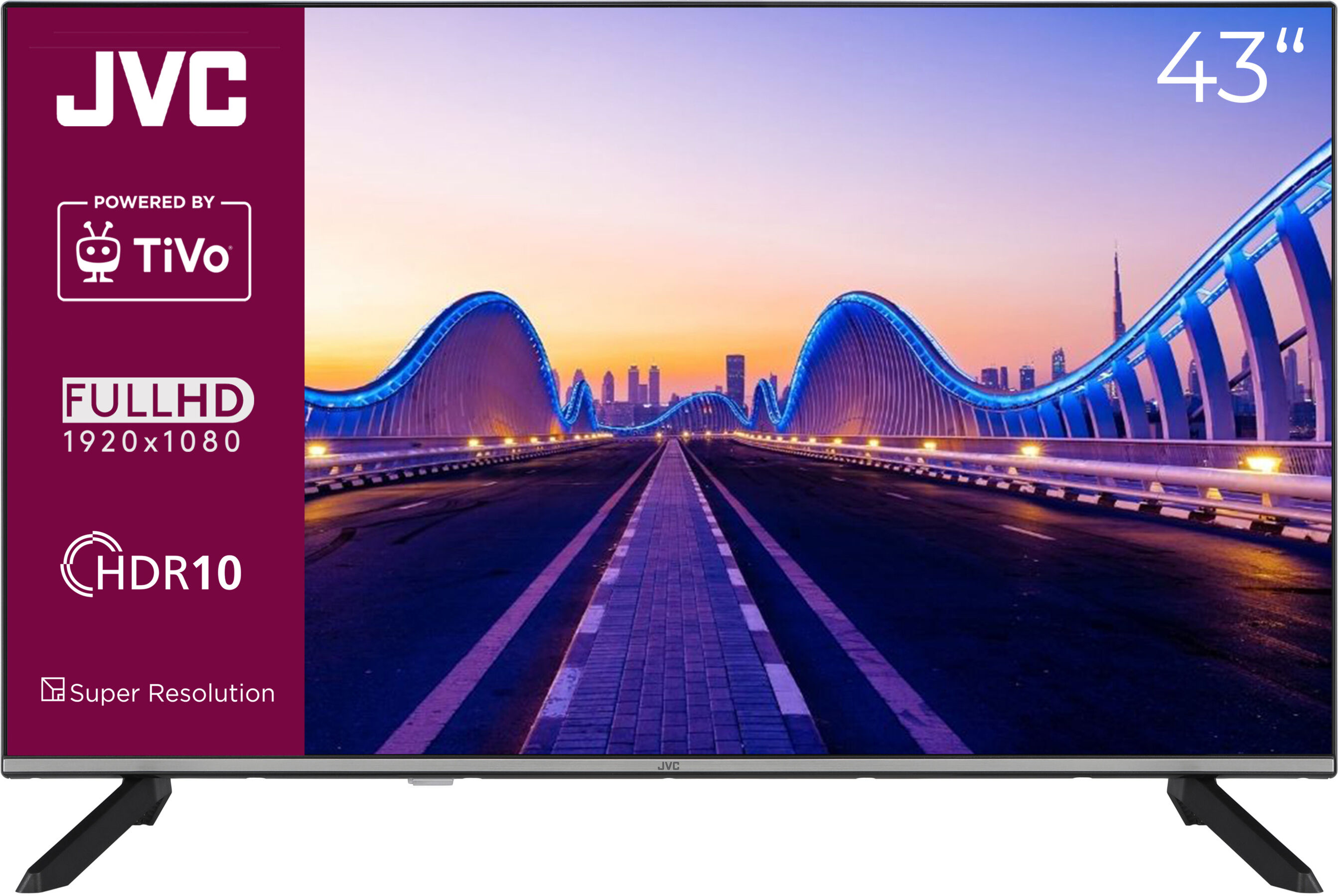 JVC Fernseher »LT-43VF7555«, Smart TV 43 Zoll (108 cm)