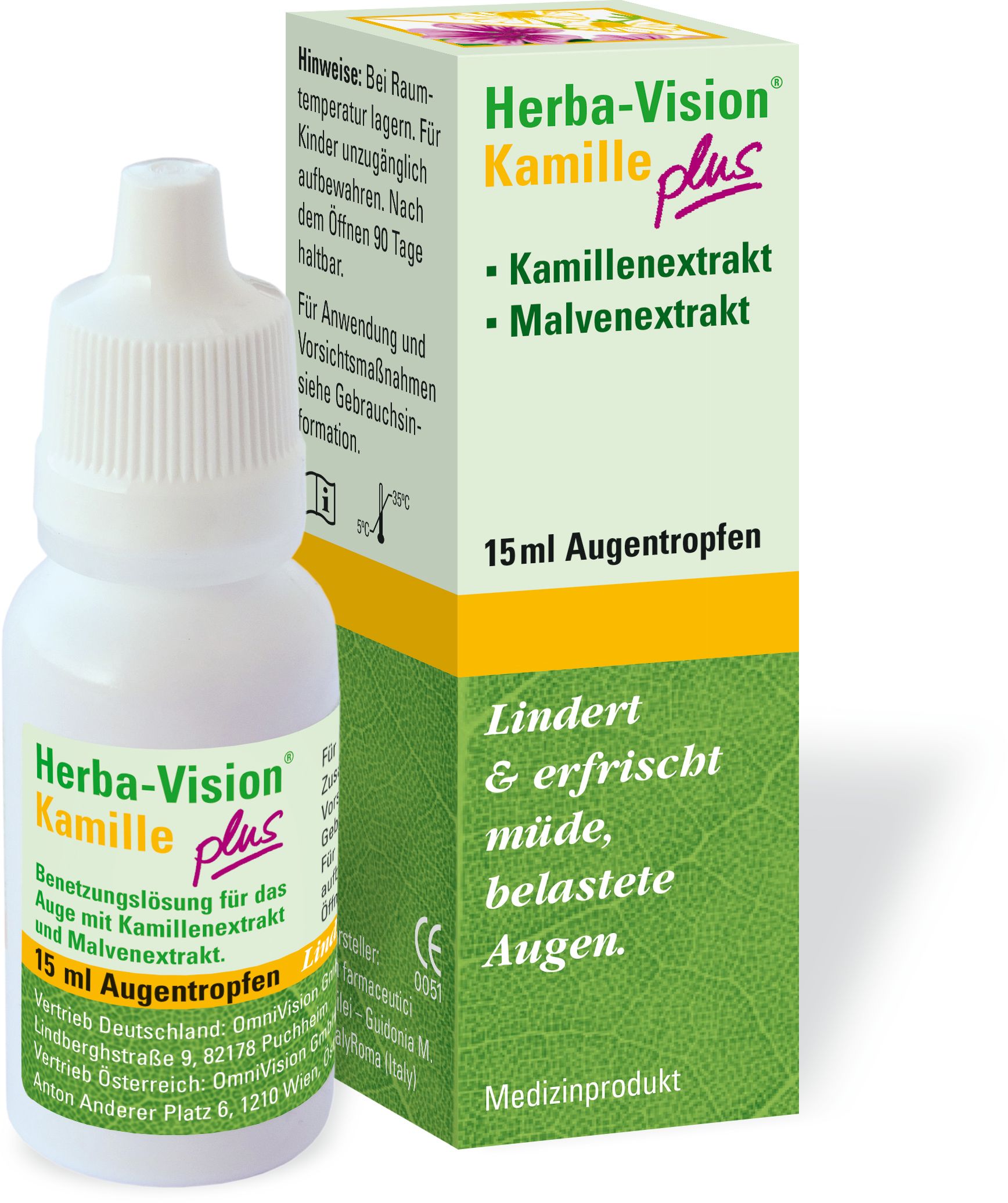 Herba-Vision Kamille plus Augentropfen 15 ml