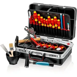 KNIPEX VDE-Werkzeugkoffer schwarz, 26-teilig 00 21 21 S
