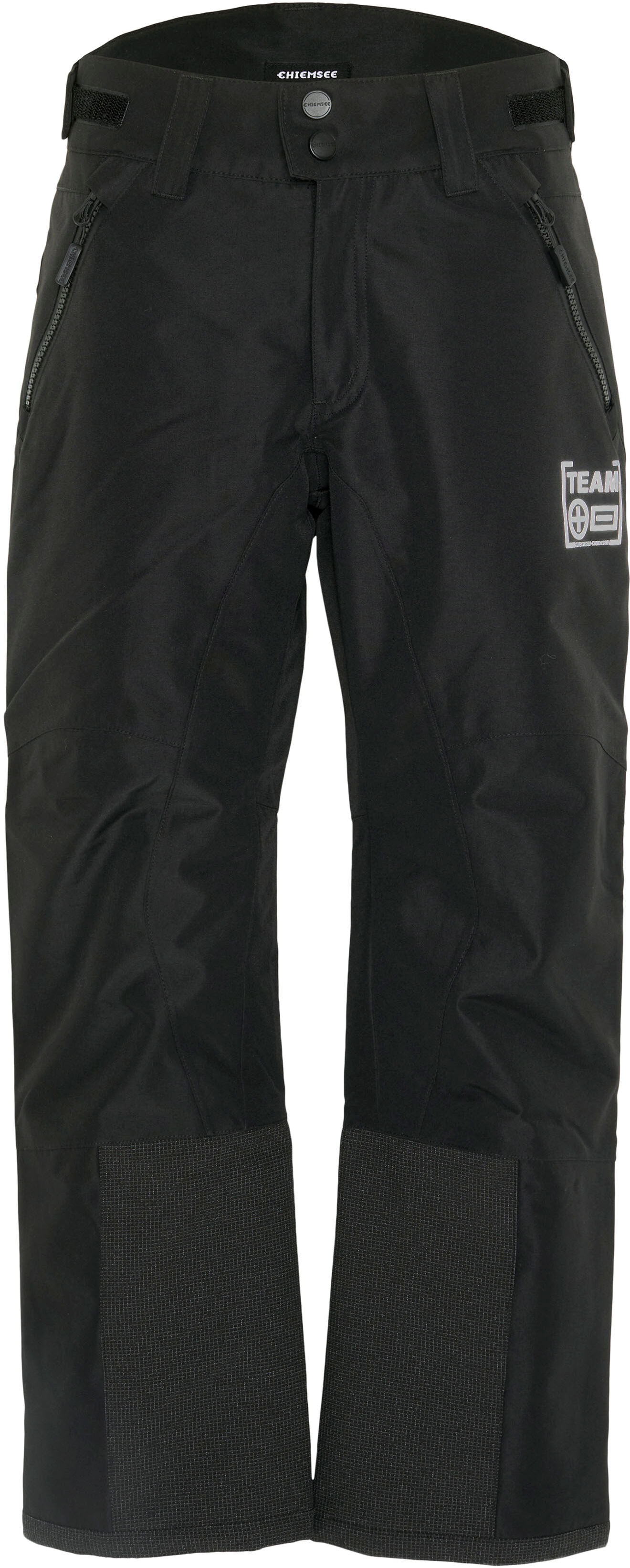 Skihose CHIEMSEE, Jungen, Gr. 122/128, Normalgrößen, schwarz, 100% Polyester, unifarben, regular fit, Hosen Skihose, - 10.000 WP/ 10.000 MVP