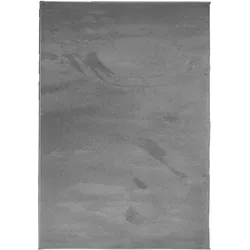 vidaXL Teppich OVIEDO Kurzflor Anthrazit 140x200 cm
