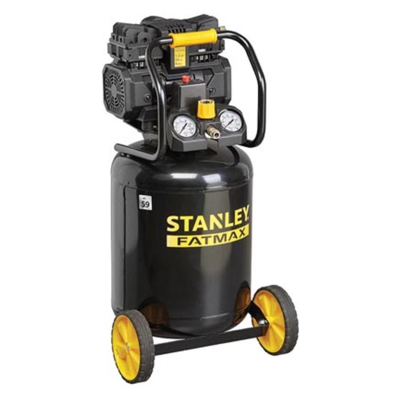 Stanley Professionele Compressor - Zonder Olie - Verticaal - Low Noise - 50 L / 1.5 pk / 8 bar (50 l, 8 Bar) (WE1550/8/50)