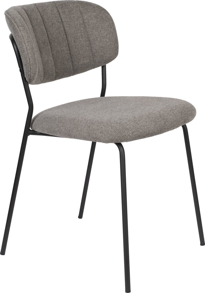 AnLi Style Joliien stoel zwart/grijs