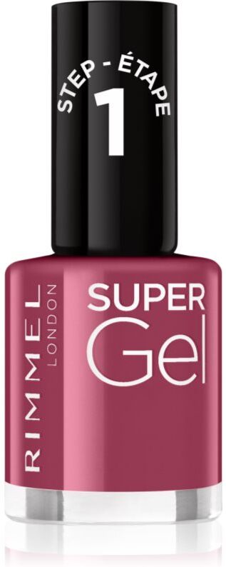 Rimmel Super Gel gel nail polish without UV/LED sealing shade 030 Wild Gal 12 ml