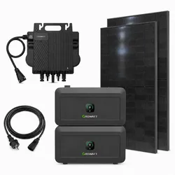 Balkonkraftwerk 800W Komplettset mit 920 Wp und 4096Wh Speicher