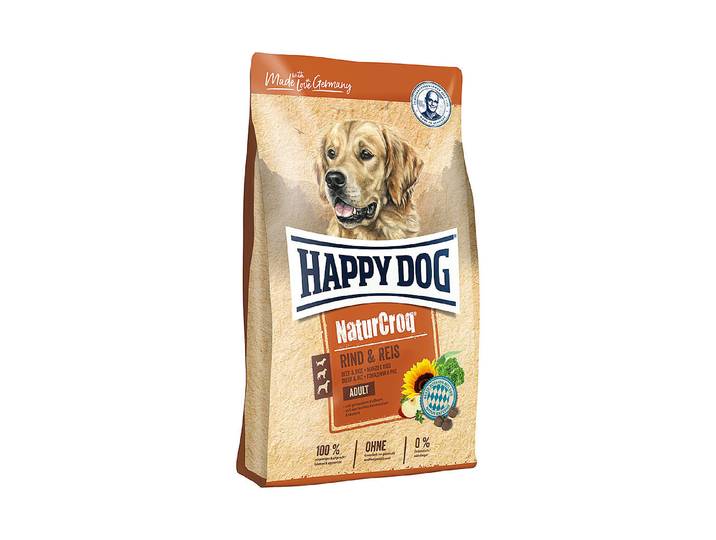 Happy Dog NaturCroq Rind & Reis 4 kg