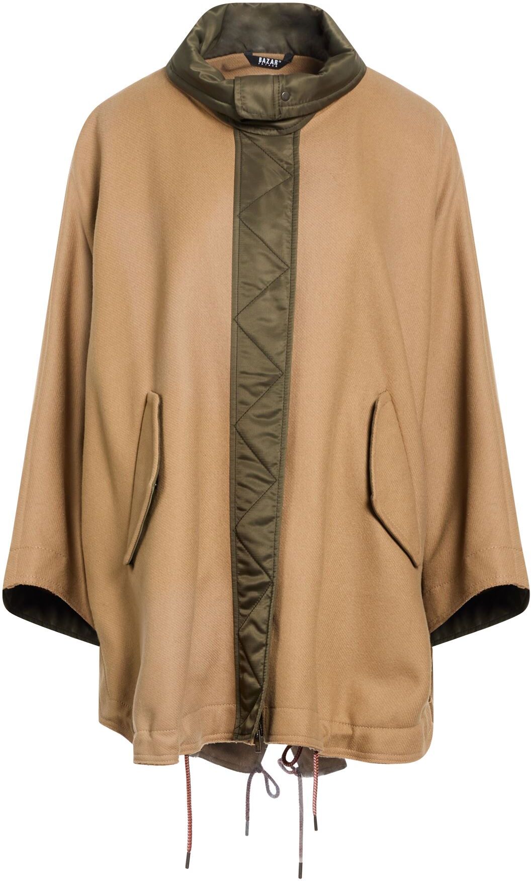 Bazar Deluxe Poncho Mujer Camel 36,38 Mujer