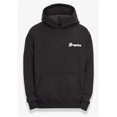 Kapuzensweatshirt DROPSIZE "Dropsize Herren Dropsize Heavy Oversize Sky iSthe Limit Hoodie", Herren, Gr. XS, schwarz, 70% Baumwolle, 30% Polyester, bedruckt, Rundhals, Sweatshirts