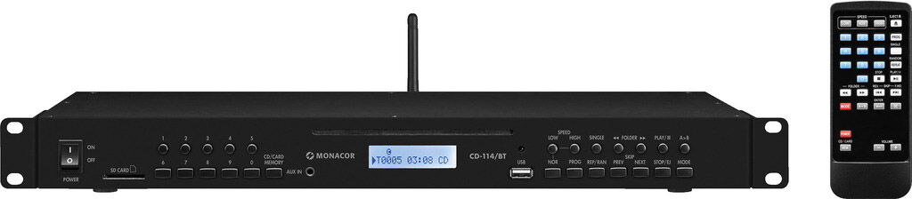 MONACOR Cd-114/bt Cd- Und Mp3-Spieler