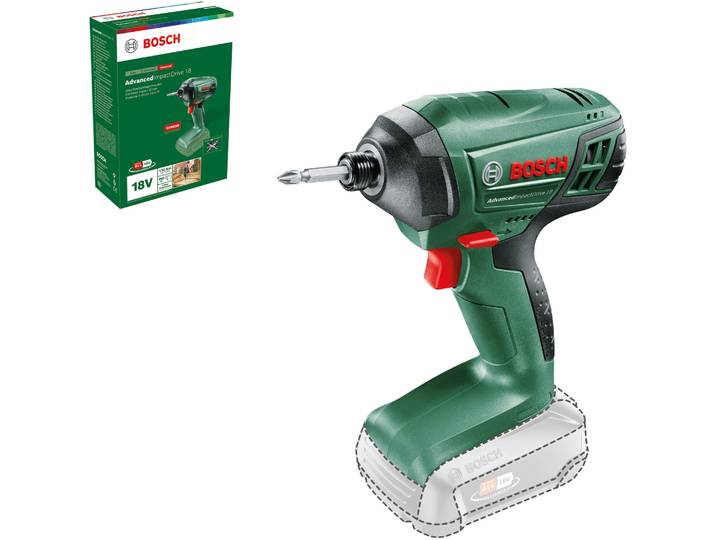 Akku-Schlagbohrmaschine BOSCH HOME & GARDEN AdvancedImpactDrive 18 - solo , grün, Bohrmaschinen, Akku-Schlagbohrmaschine, ohne Akku und Ladegerät