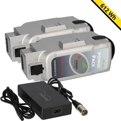 2x E-Bike Vision PowerPack Panasonic 36V 17Ah 612Wh + 4A Ladegerät