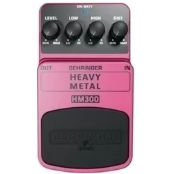 Behringer HM300 (Gitarre), Effektpedal, Rot, Pink