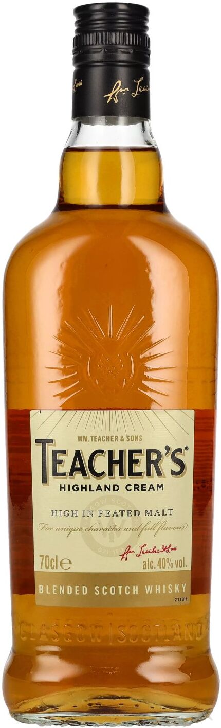 Teacher's Whisky Teacher's HIGHLAND CREAM Blended Scotch Whisky 40% Vol. 0,7l