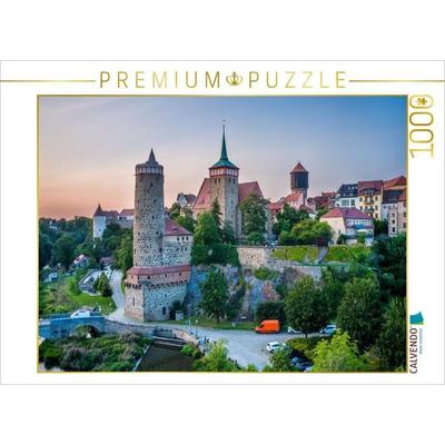 CALVENDO Puzzle Bautzen - Alte Wasserkunst, Michaeliskirche und Wasserturm | 1000 Teile Lege-Größe 64x48cm Foto-Puzzle für glückliche Stunden