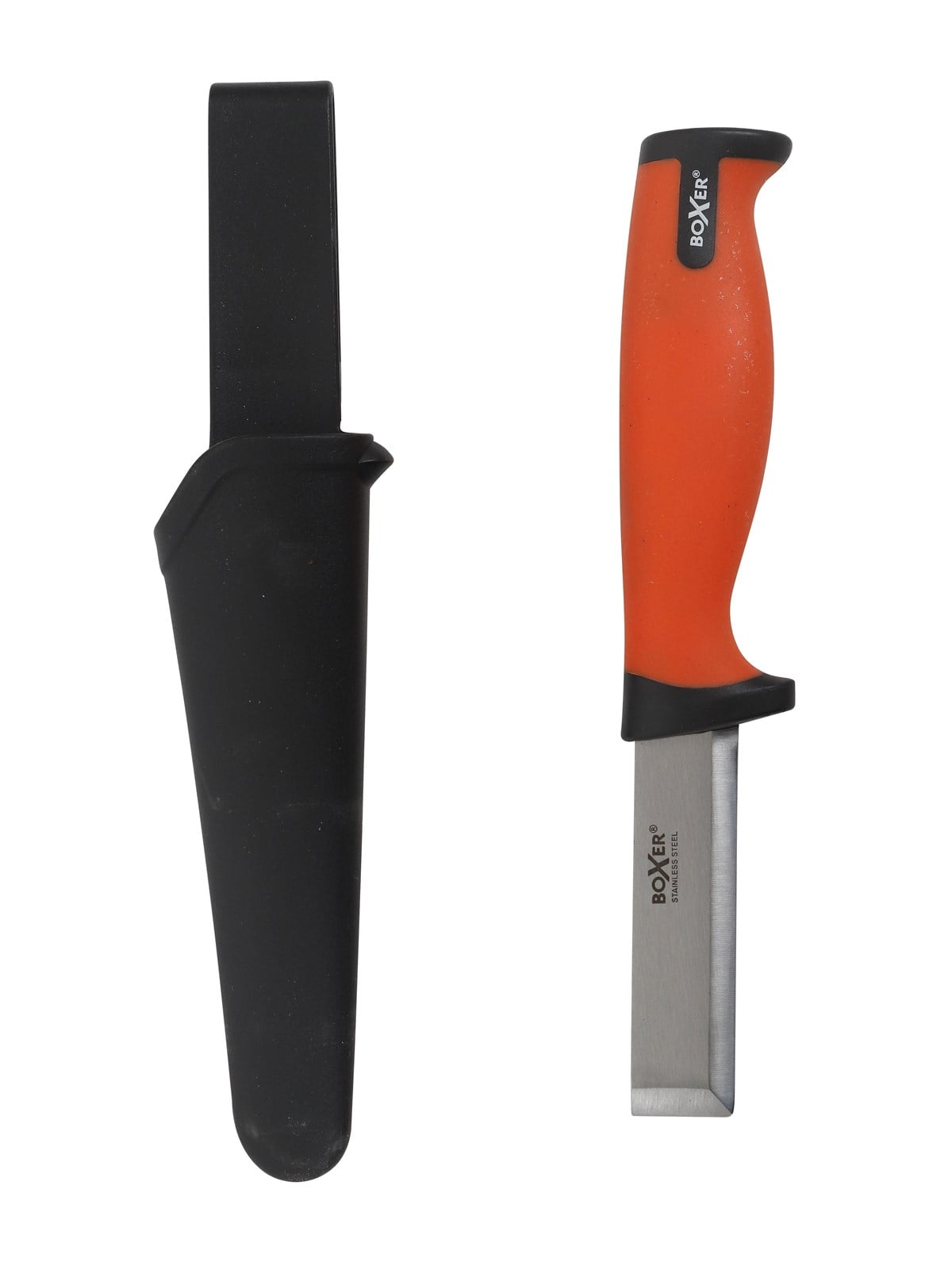 Boxer Chisel Knife with Sheath