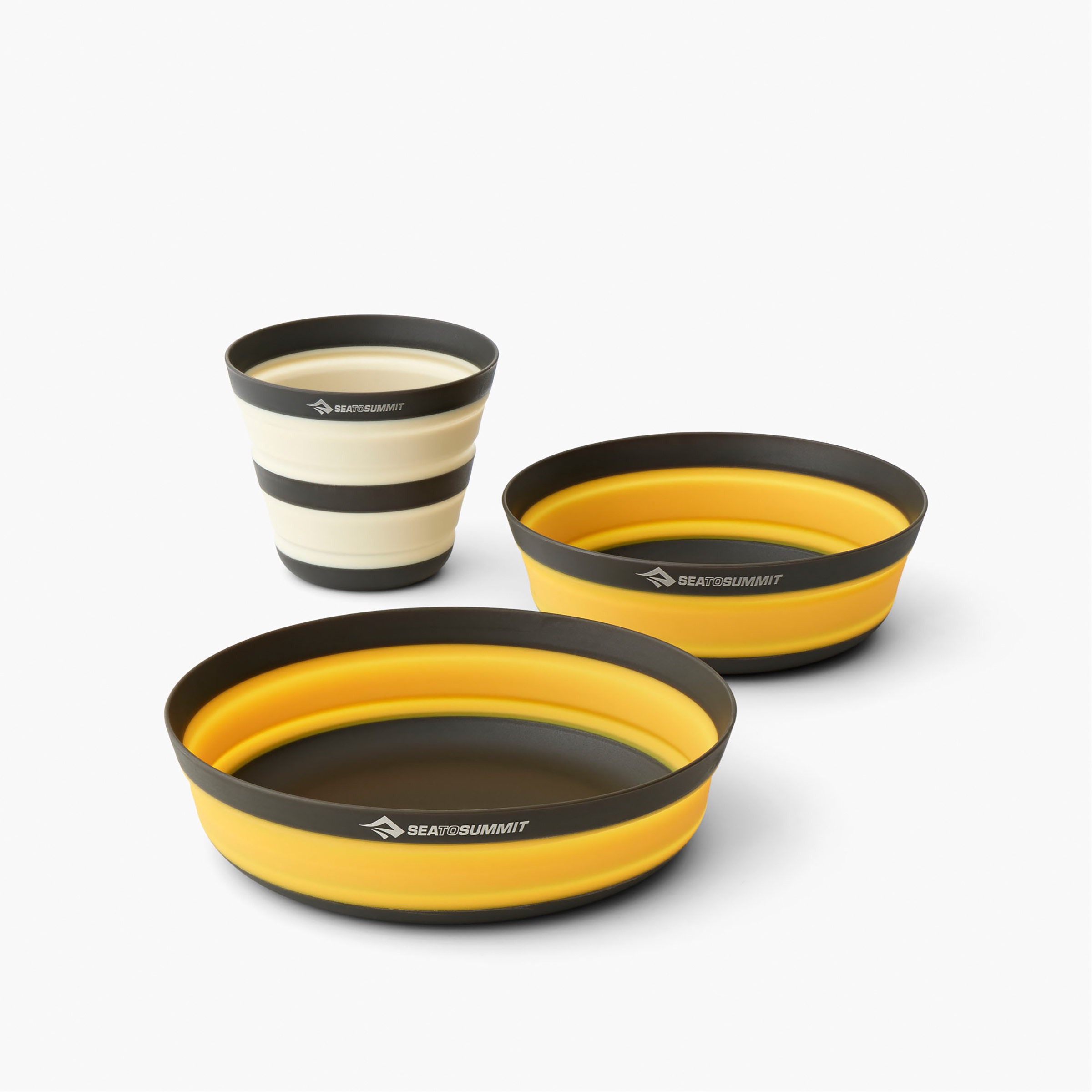 Sea to Summit Frontier Ul Collapsible Dinnerware 3er Set Campinggeschirr mehrfarbig Trekking