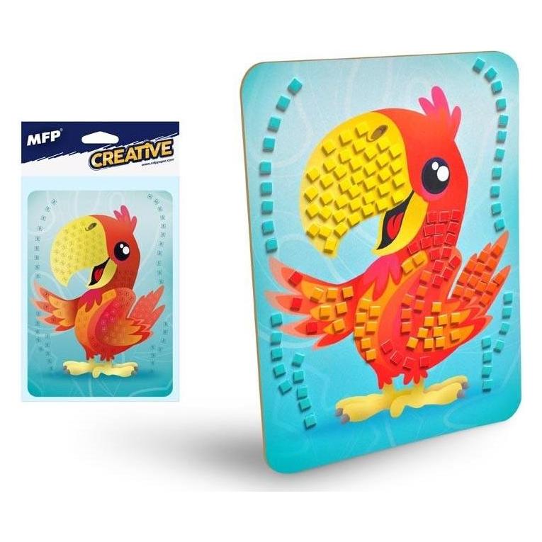 MFP Paper Klassisches Papageien-Mosaik-Kreativset (145 mm x 220 mm) (41933498)