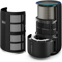 Philips PureProtect Water 3400 Series, Luftreiniger, Schwarz, Grau
