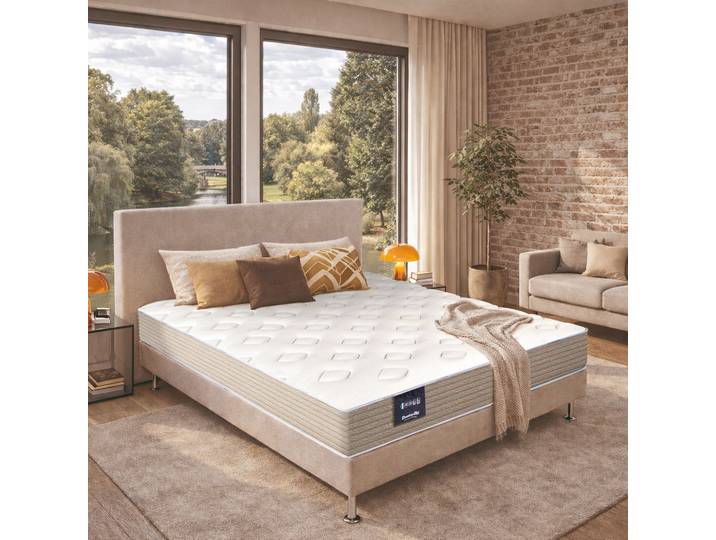 Matelas 120x200 cm mousse HR ferme Dunlopillo Narcisse 2
