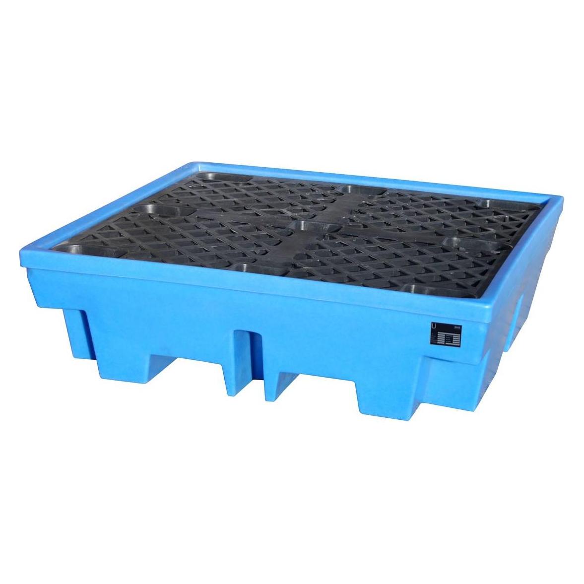 Bauer Südlohn Bauer GREEN LINE PE Auffangwanne WP PE 4 4 aus robustem Polyethylen Blau (WP-PE 4/4)