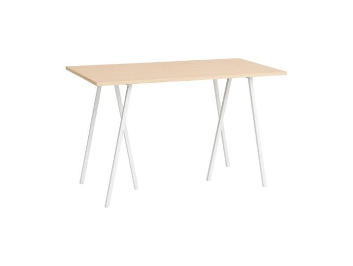 HAY Loop Stand incl. support Bartisch 77,5x160 cm White-clear lacq. oak