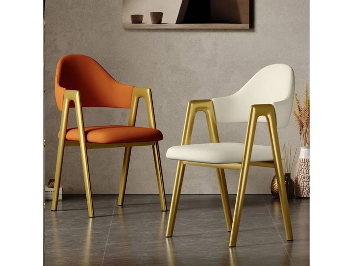 Commode de chambre, chaises de salle à manger, meubles modernes du milieu du siècle, fauteuil squelette en métal, fauteuil de maquillage Simple, meubles de cuisine