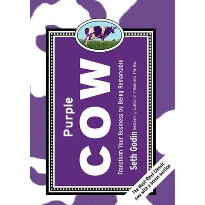 Purple Cow, New Edition, Gebundene Ausgabe von Seth Godin, Random House N.Y., 978-1-59184-317-7