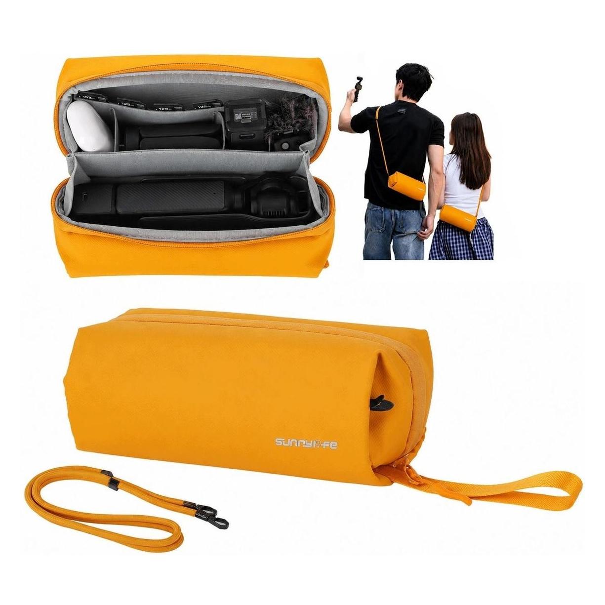 Sunnylife Tasche, Etui, Hülle, Organizer für DJI Osmo Pocket 3 / Insta360 X5 / Go 3s / B018-y / Zolty (SUNNYLIFE)