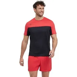 Falke Herren T-Shirts/Tanks ku.Arm He/Uni RU Tee Heat, Größe M in Rot 8177