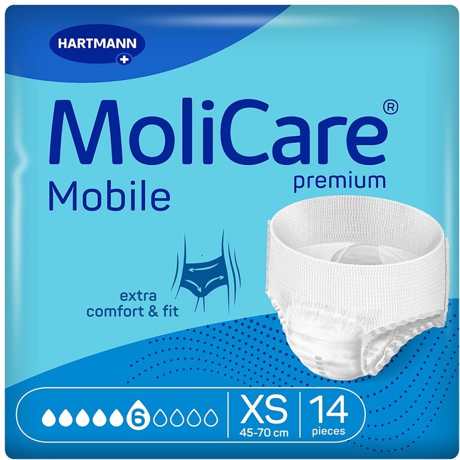 Molicare Premium Mobile 6 Tropfen Größe xs