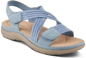 Women's Crossbeam Sandal by Flexus by Spring Step in Blue (Size 38 M)