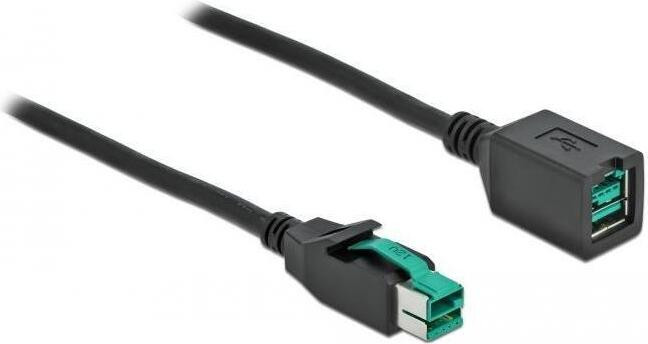 Delock verlengkabel voor PoweredUSB, 12V, 3 meter