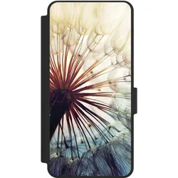 Nivocase Klapphülle für Samsung Galaxy S26 Handyhülle aus Kunst Leder NIVOflip schwarz Blumen Fotografie (Samsung Galaxy S26), Smartphone Hülle, Schwarz